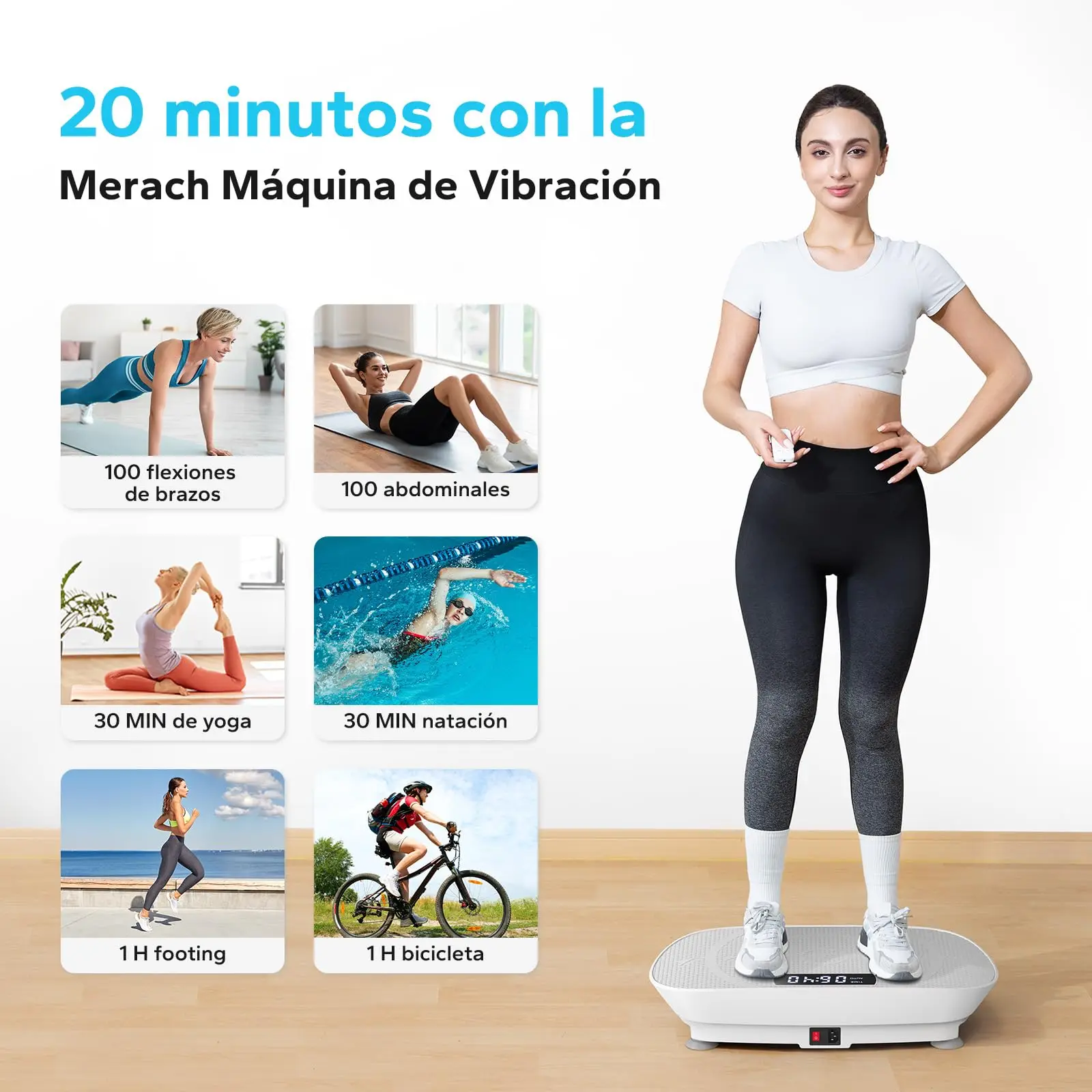 Vibration Plate Device for Fat Burning & Muscle Building - Image 2
